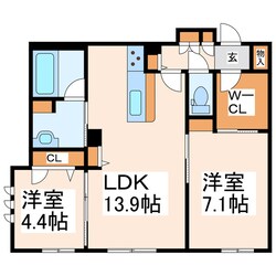 Paradiso琴平の物件間取画像